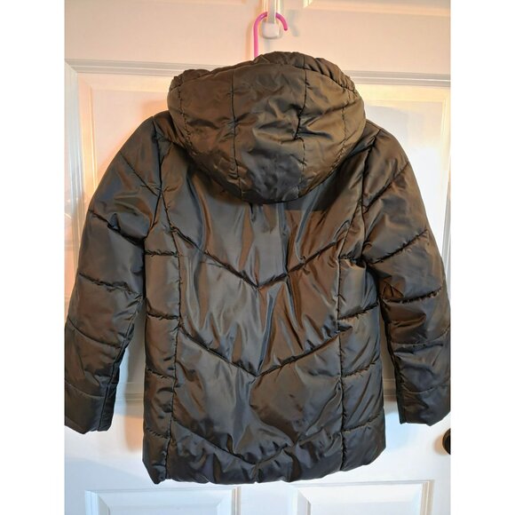 Swisstech youth girls puffer jacket Size large (10-12) w/hood and zipper closure - Picture 2 of 8